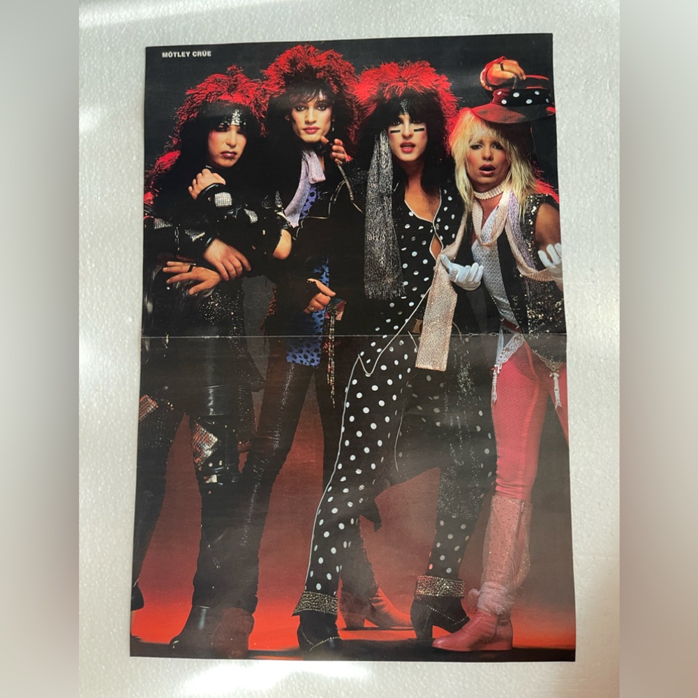 Motley Crue Band centerfold